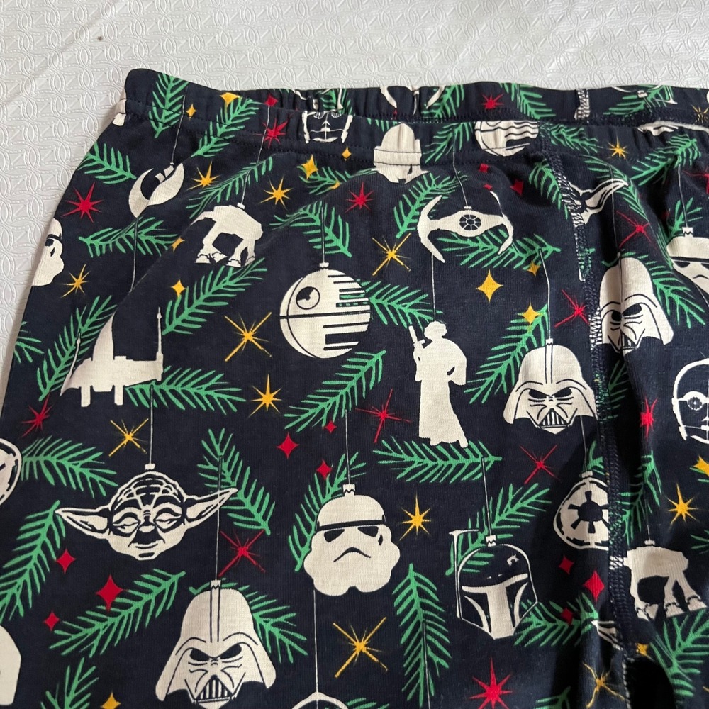 Hanna Andersson Star Wars Christmas Pajama Pants Mens XXL Organic Cotton Jogger - Picture 4 of 7